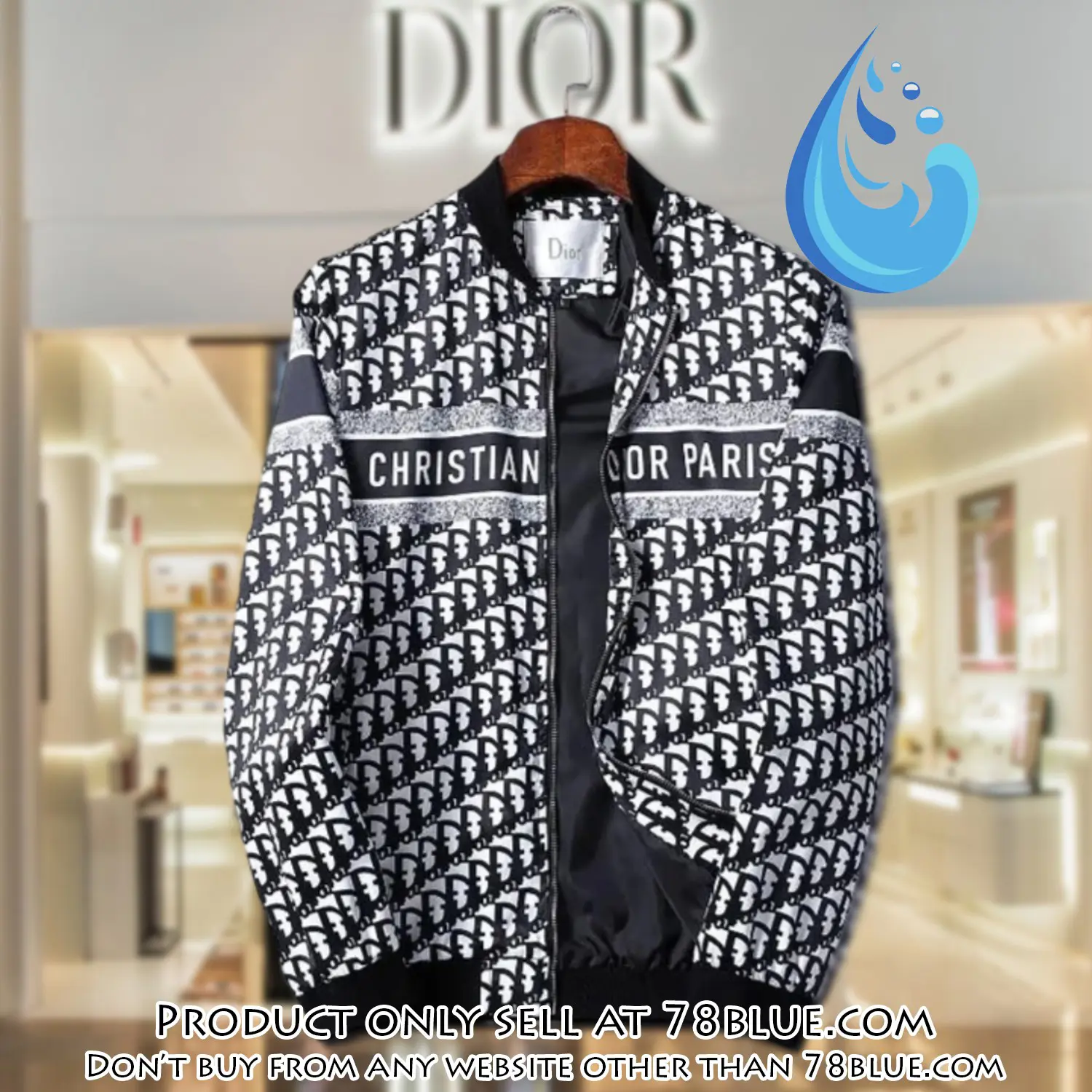Dior luxury brand varsity zipper jacket vst1068 78b1948044